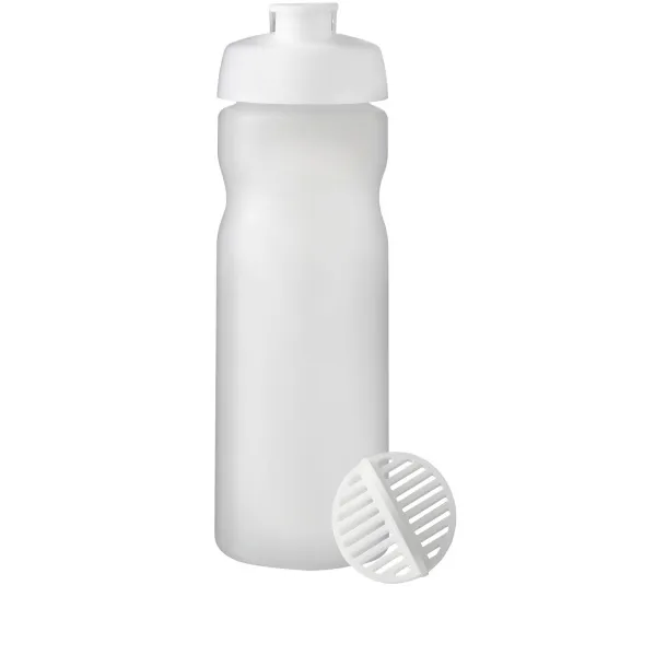 Baseline Plus 650 ml shaker bottle White Frosted Clear