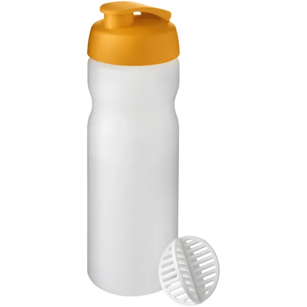 Baseline Plus 650 ml shaker bottle Orange Frosted white