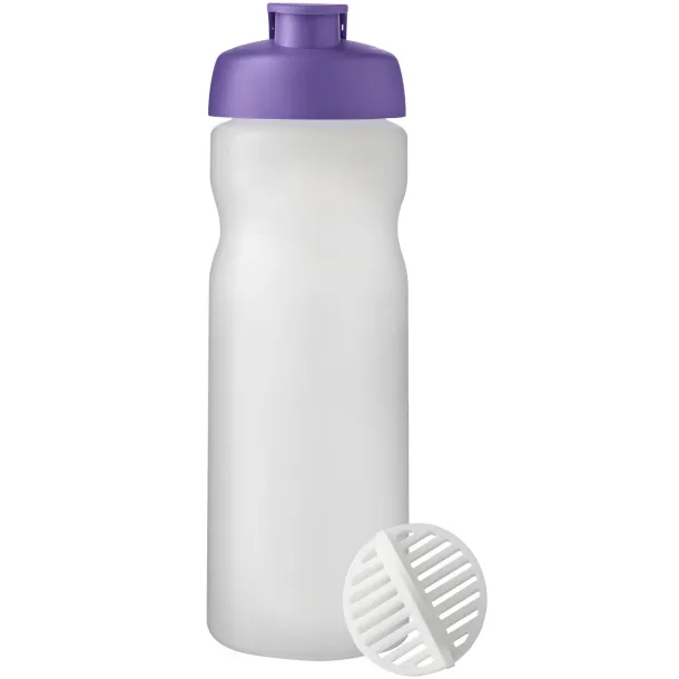 Baseline Plus 650 ml shaker bottle Purple Frosted white