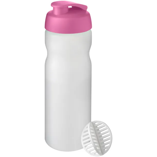 Baseline Plus 650 ml shaker bottle Magenta Frosted Clear