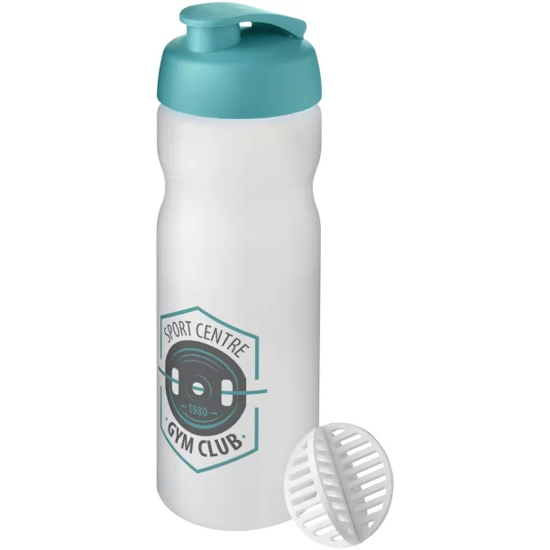 Baseline Plus 650 ml shaker bottle Aqua Frosted white