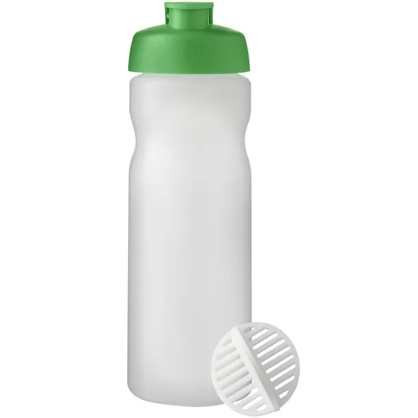 Baseline Plus 650 ml shaker bottle Green Frosted Clear
