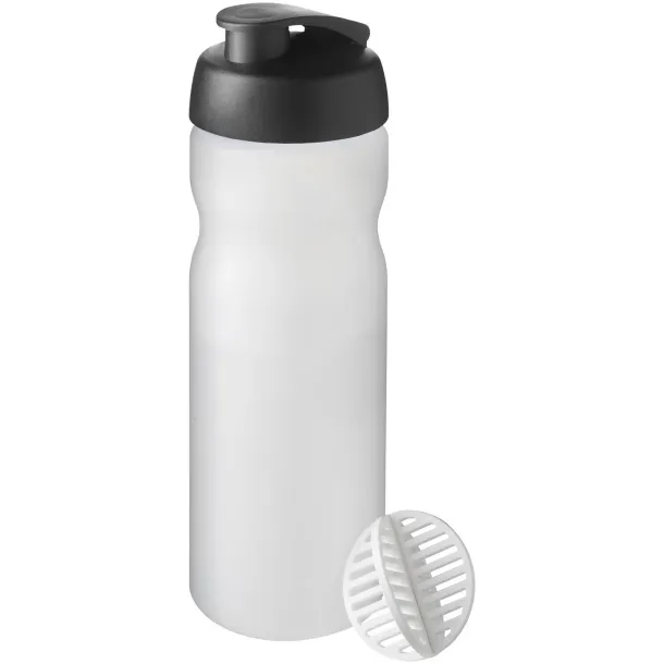 Baseline Plus 650 ml shaker bottle Solid black Frosted white