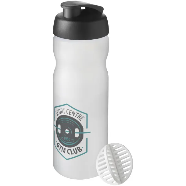 Baseline Plus 650 ml shaker bottle Solid black Frosted white