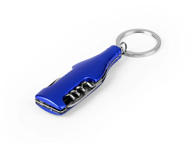 BOTELLA key holder - multifunctional knife Blue