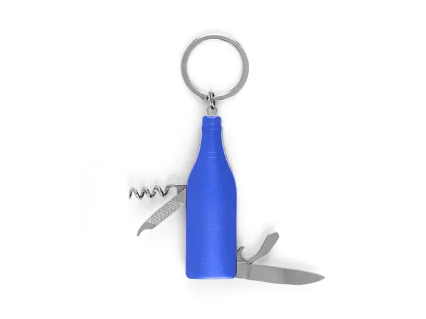 BOTELLA key holder - multifunctional knife Blue