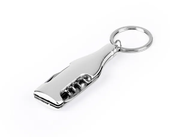 BOTELLA key holder - multifunctional knife Silver