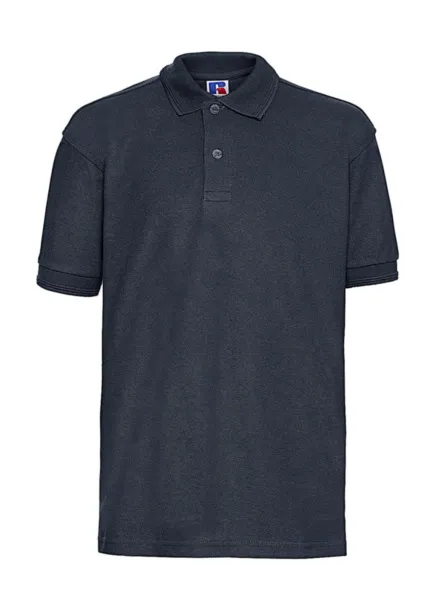  Kids' Hardwearing Polycotton Polo - Russell  French Navy