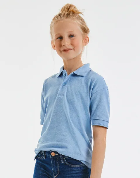  Kids' Hardwearing Polycotton Polo - Russell 