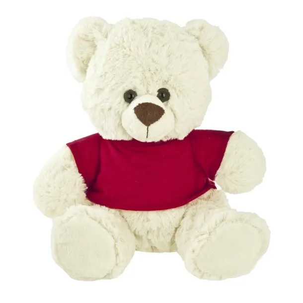 Josh White Plush teddy bear Bijela Crvena