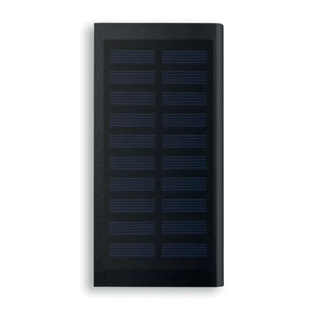SOLAR POWERFLAT solarna prijenosna baterija, 8 000 mAh Crna