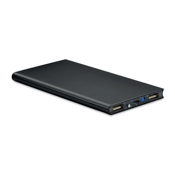 SOLAR POWERFLAT solarna prijenosna baterija, 8 000 mAh Crna