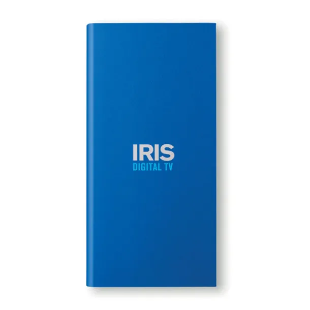 SOLAR POWERFLAT Solar power bank 8000 mAh Royal blue