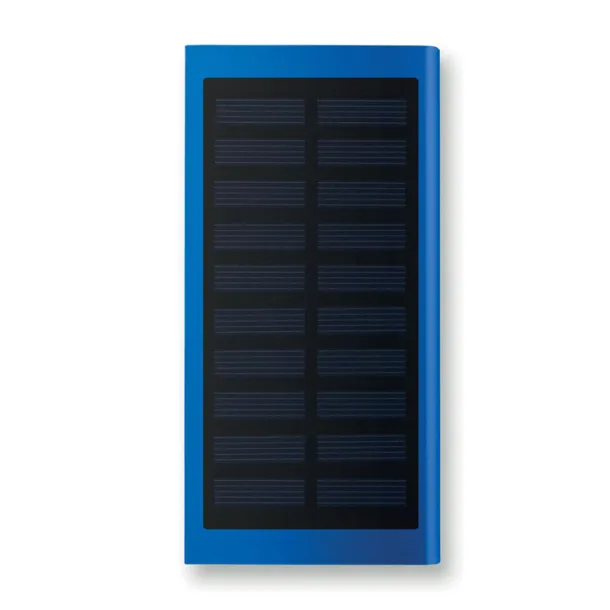 SOLAR POWERFLAT Solar power bank 8000 mAh Royal blue