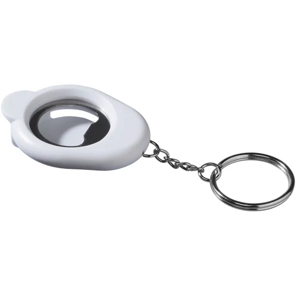 Cappi bottle opener key chain - Bullet White