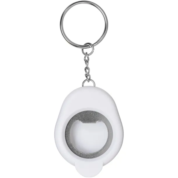 Cappi bottle opener key chain - Bullet White
