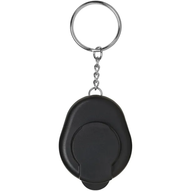 Cappi bottle opener key chain - Bullet Solid black