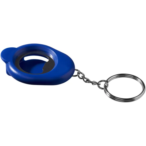 Cappi bottle opener key chain - Bullet Royal blue