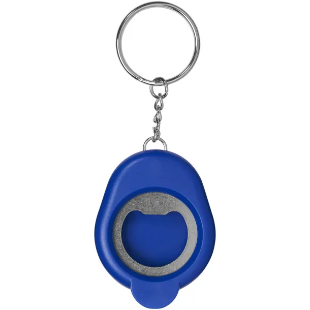 Cappi bottle opener key chain - Bullet Royal blue