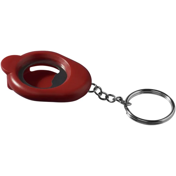 Cappi bottle opener key chain - Bullet Red