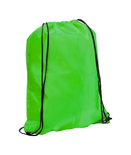 Spook drawstring bag Lime green