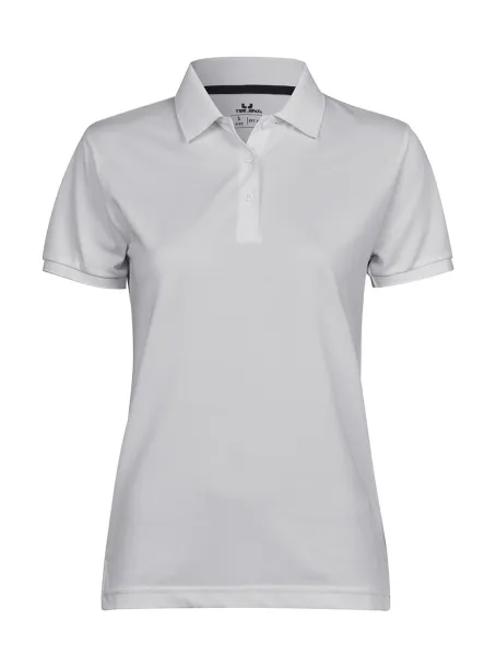  Ženska club polo majica, 187 g/m² - Tee Jays Bijela