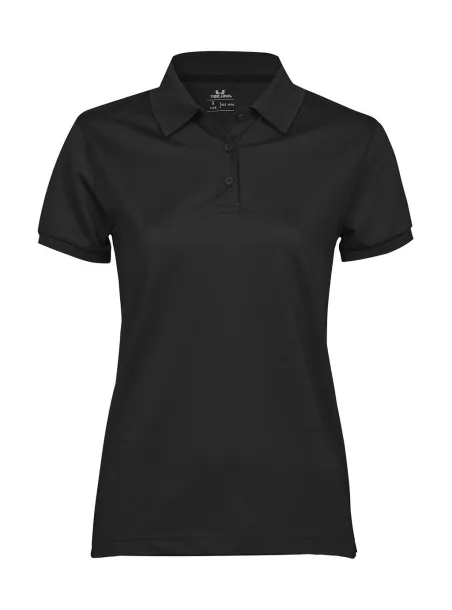  Ženska club polo majica, 187 g/m² - Tee Jays Crna