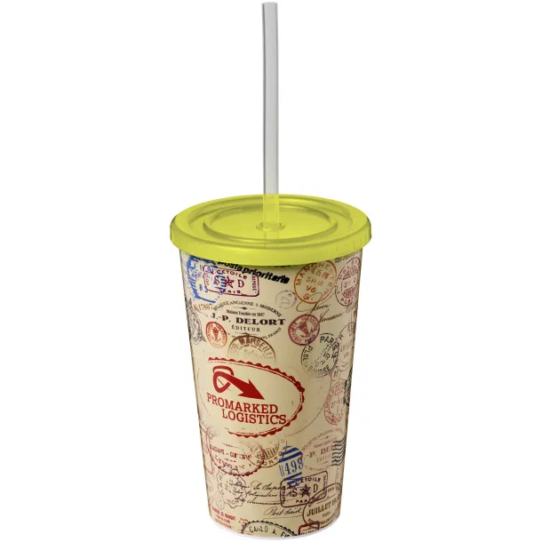 Brite-Americano® 350 ml double-walled stadium cup Lime