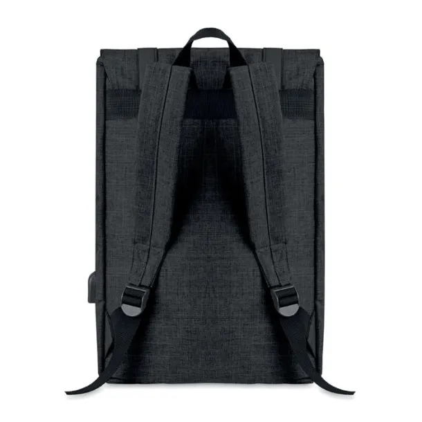 RIGA Backpack in 600D polyester Black