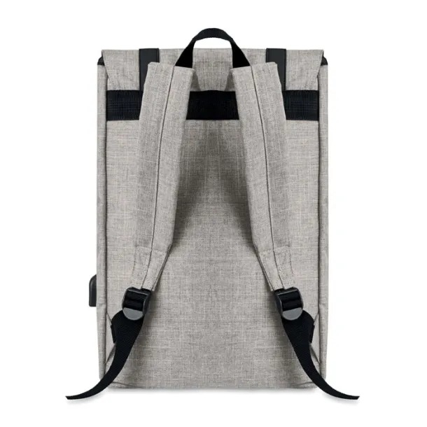 RIGA Backpack in 600D polyester Grey