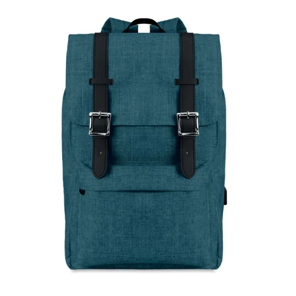 RIGA Backpack in 600D polyester Blue