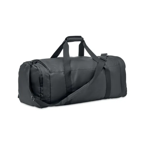 VALLEY DUFFLE Velika sportska torba od 300D RPET-a Crna