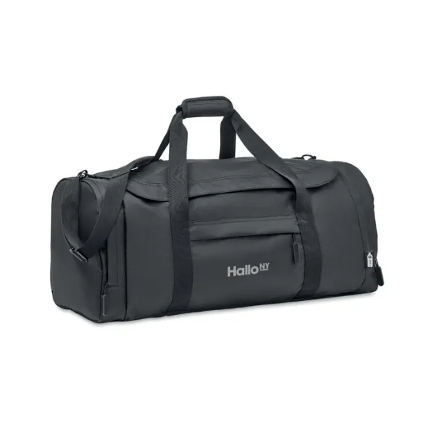 VALLEY DUFFLE Velika sportska torba od 300D RPET-a Crna