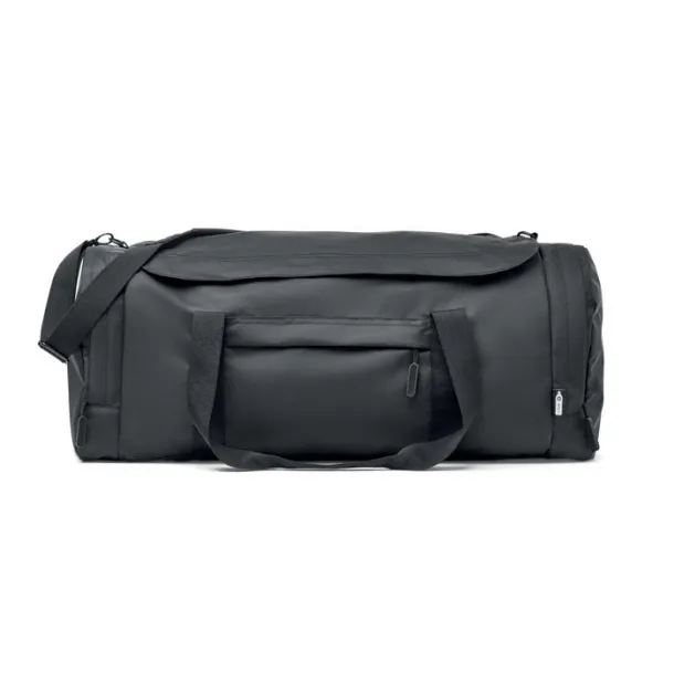 VALLEY DUFFLE Large sports bag in 300D RPET Black