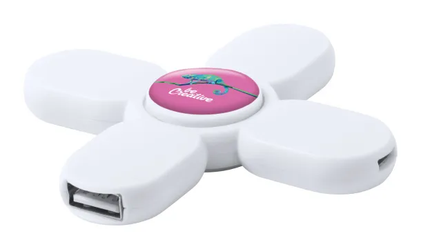 Kuler spinner USB hub White White