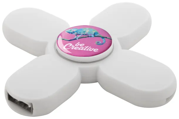 Kuler spinner USB hub White White