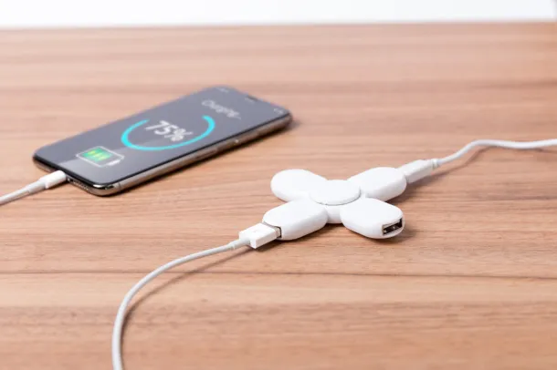 Kuler spinner USB hub White White