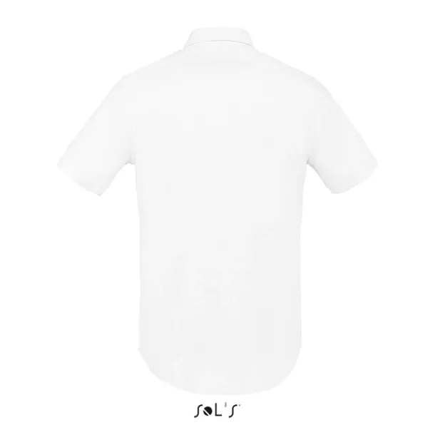  SOL'S BRISBANE FIT - SHORT SLEEVE OXFORD MEN'S SHIRT - SOL'S White