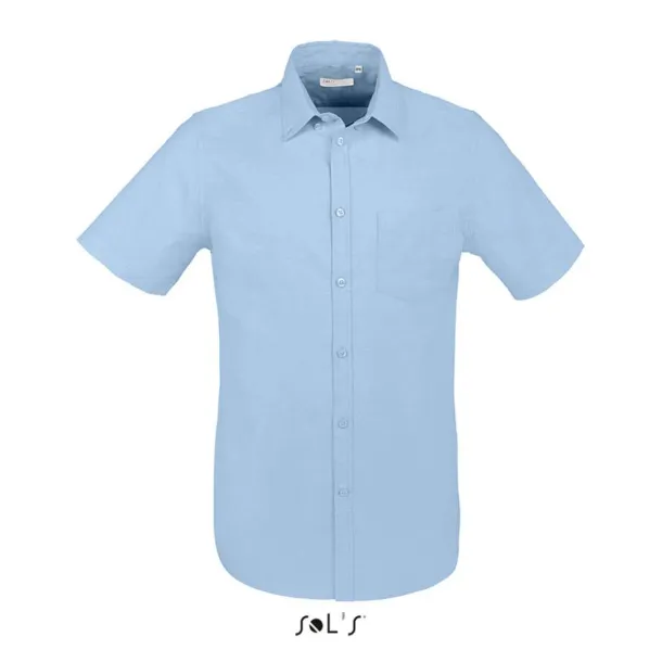  SOL'S BRISBANE FIT - SHORT SLEEVE OXFORD MEN'S SHIRT - SOL'S Sky blue