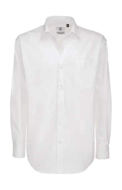  Sharp LSL/men Twill Shirt - B&C Bijela