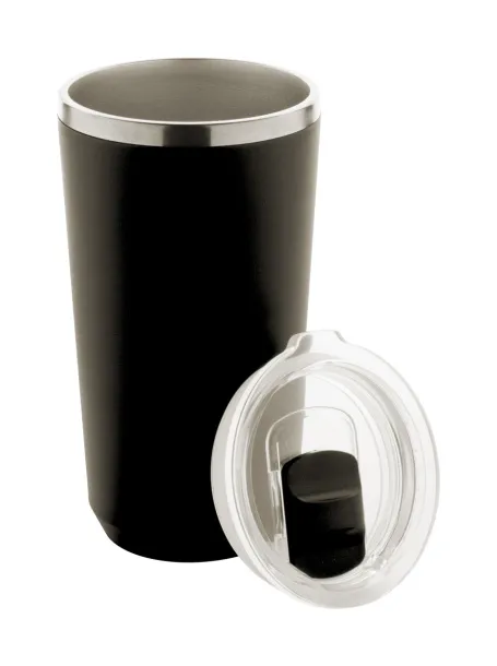 Lungogo thermo mug Black