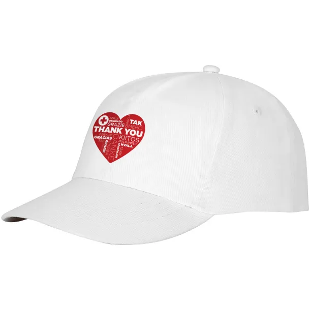 Feniks 5 panel cap - Elevate Essentials White