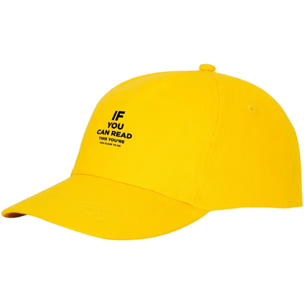 Feniks 5 panel cap - Elevate Essentials Yellow