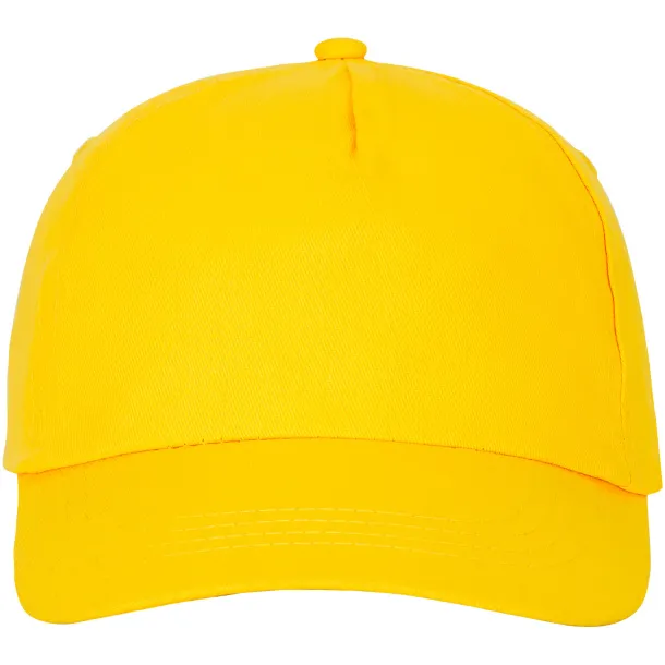 Feniks 5 panel cap - Elevate Essentials Yellow