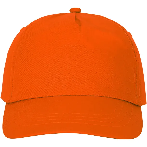 Feniks 5 panel cap - Elevate Essentials Orange