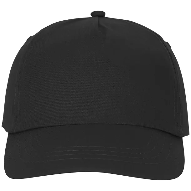 Feniks 5 panel cap - Elevate Essentials Solid black