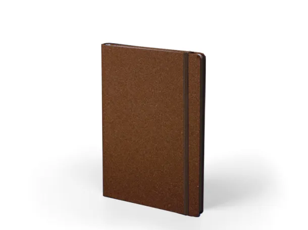 ECO A5 notebook with elastic band Brown