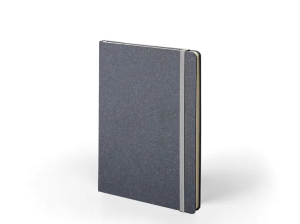 ECO A5 notebook with elastic band Black