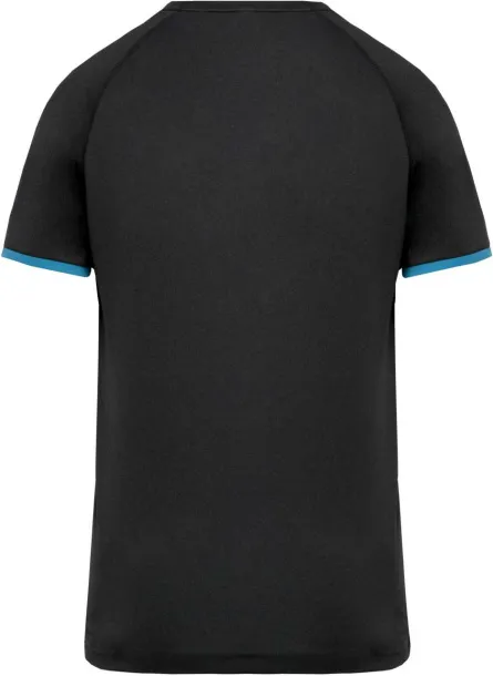  PERFORMANCE T-SHIRT - Proact Dark Grey Heather Tropical Blue