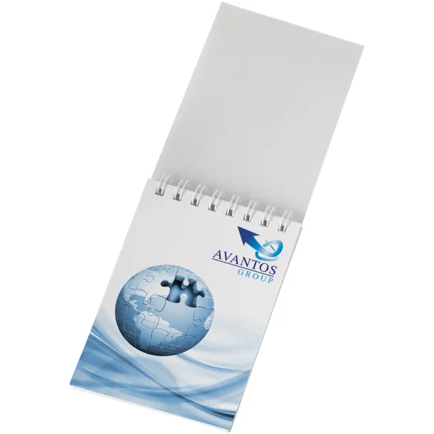 Desk-Mate® wire-o A7 notebook PP cover White